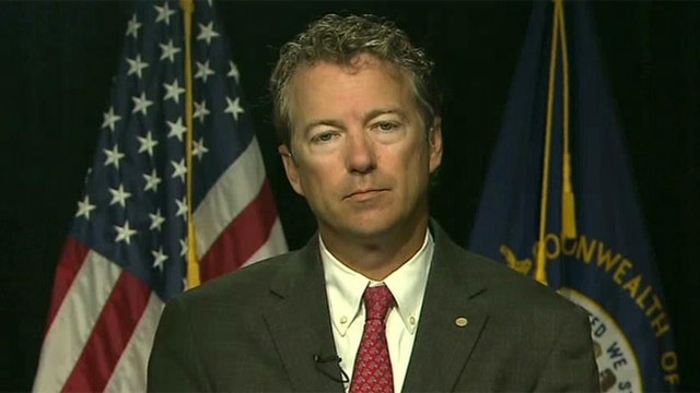 Will Rand Paul filibuster a vote on Syrian resolution?