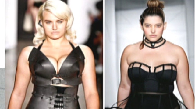 Plus-size models coming out party?