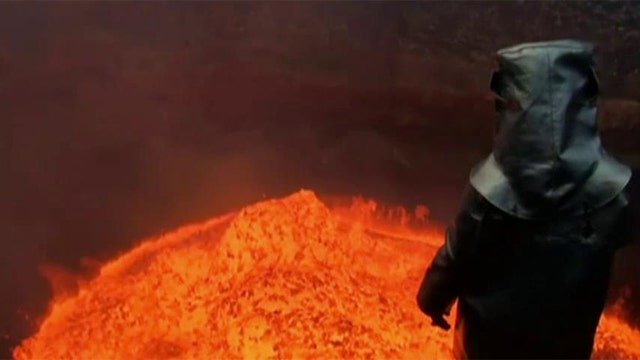 'Window into hell': Filmmaker describes journey into volcano