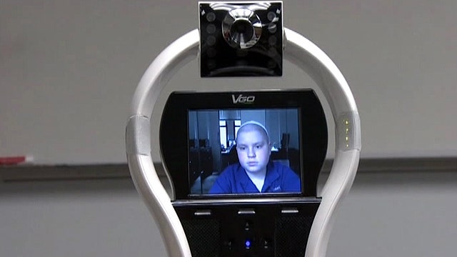 Robot aids cancer patient