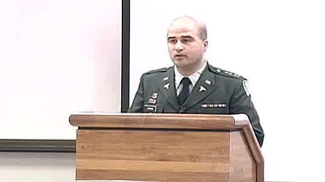 Nidal Hasan's June 2007 'Grand Rounds' presentation, part 1