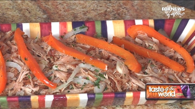 Cuban style shredded pork recipe