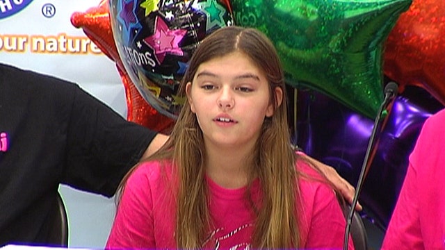 Girl recovered after battling brain-eating disease 