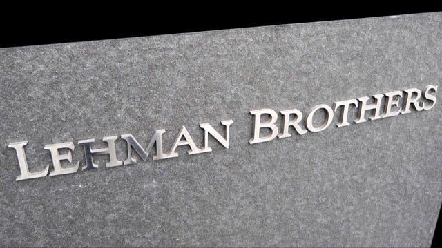 Anniversary of Lehman Brothers bankruptcy