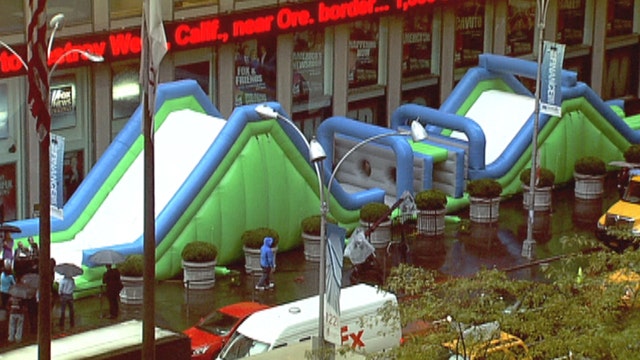 Inflatables 5K on Fox and Friends Plaza