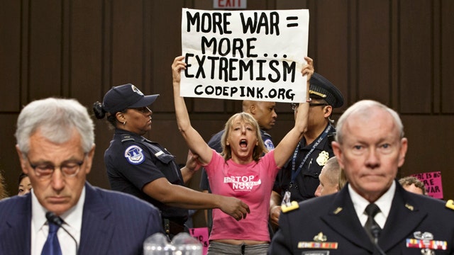 Code Pink disrupts Senate hearing on ISIS threat to US