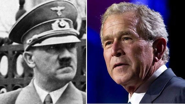 Students asked to compare George W. Bush to Adolf Hilter