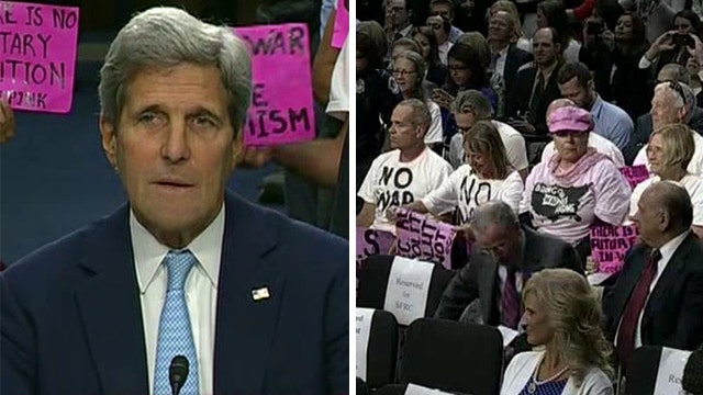 Secretary Kerry lectures Code Pink
