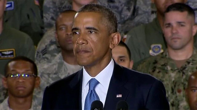 Obama visits US Central Command for ISIS briefing