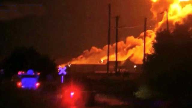 Oklahoma chemical plant explodes causing evacuations