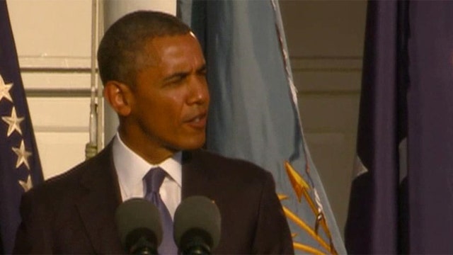 President Obama speaks at the Washington Navy Yard Memorial