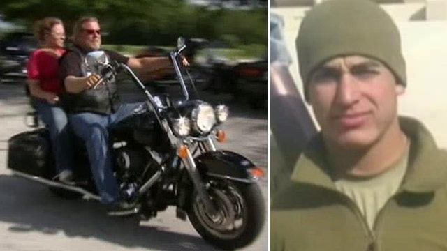 Bikers rally for Marine held in Mexico