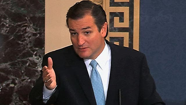 Sen. Cruz stands against ObamaCare as vote looms in Senate