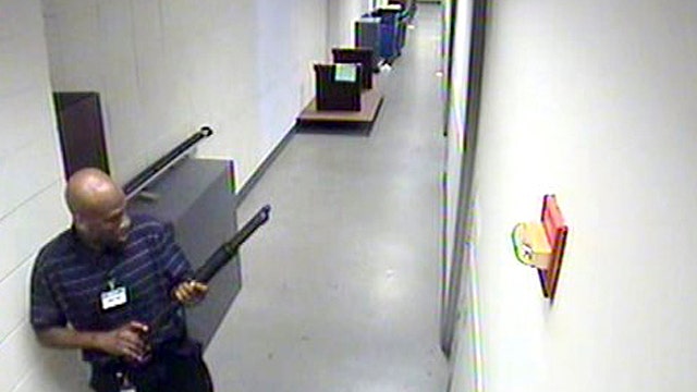 FBI releases chilling video of Navy Yard shooter