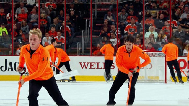 Hockey fans boo all-male ice crew