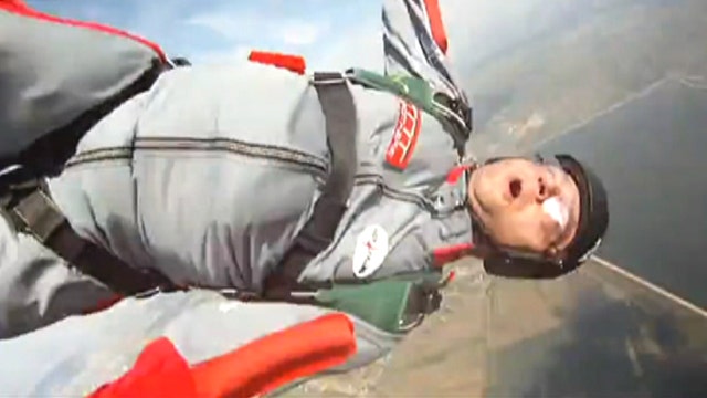 Skydive instructor saves spinning student