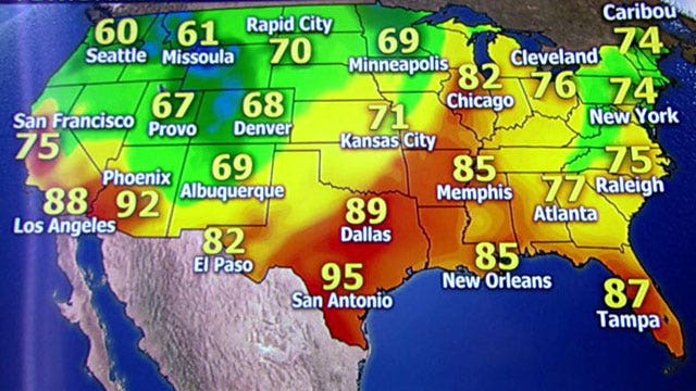 National forecast for Friday, September 27