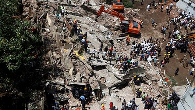 At least 8 people killed after building collapses in India