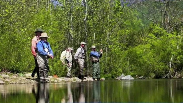 Fishing program helps heal veterans after war