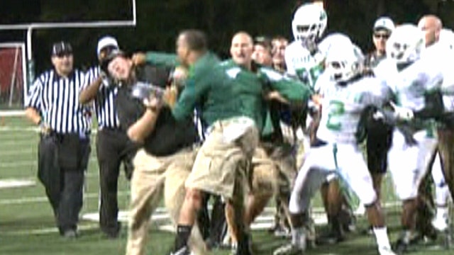 Violence erupts at high school football game