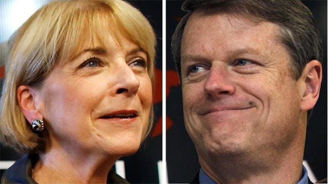 Baker, Coakley nearly tied in Massachusetts Governor's race