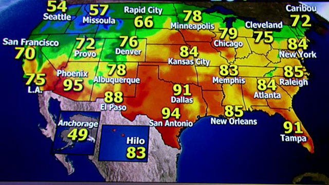 National forecast for Wednesday, October 2