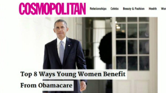 ObamaCare advertising in Cosmopolitan magazine