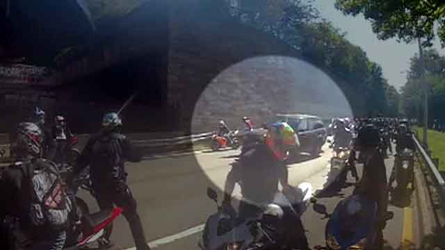 Will SUV driver be charged in altercation with bikers?