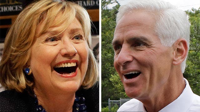 Hillary Clinton's support for Charlie Crist raises eyebrows
