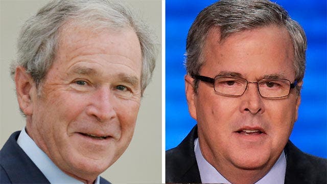 George W. Bush says brother wants to be president