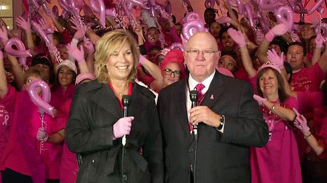 Pink glove dance contest raises breast cancer awareness