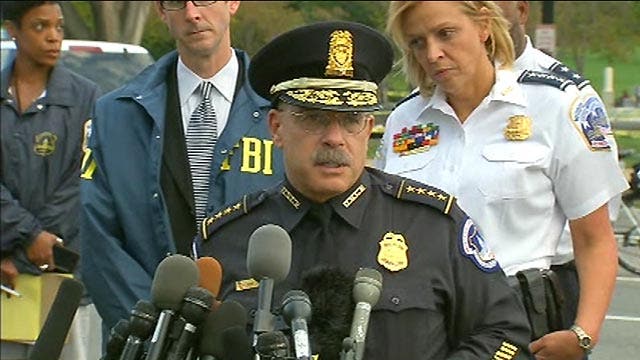 Authorities hold news briefing on Capitol Hill shooting