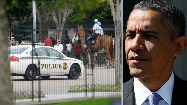 Obama in West Wing when White House gates were rammed