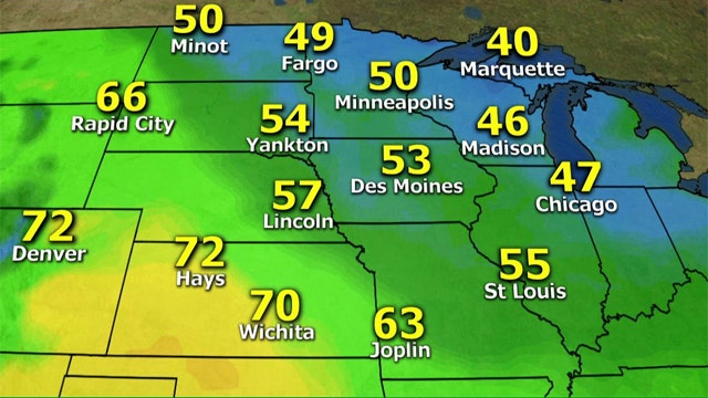 National forecast for Saturday, October 4