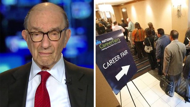 Alan Greenspan talks jobs, the economy and borrowing