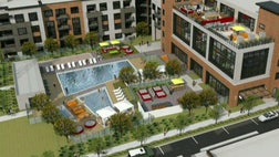 >Community amenities to include a sports bar, pet spa and yoga facility