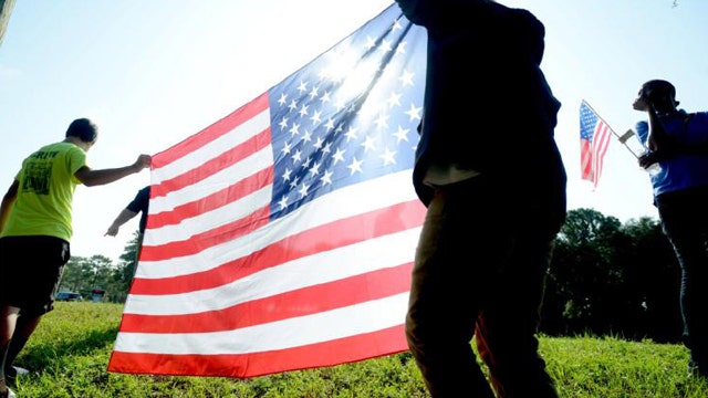 Debate over patriotism among young people in America