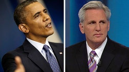 >House Majority Whip Kevin McCarthy on GOP leaders' short-term debt ceiling increase pitch to President Obama in crucial White House meeting
