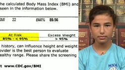 >Misread BMI test angers family of athletic little girl