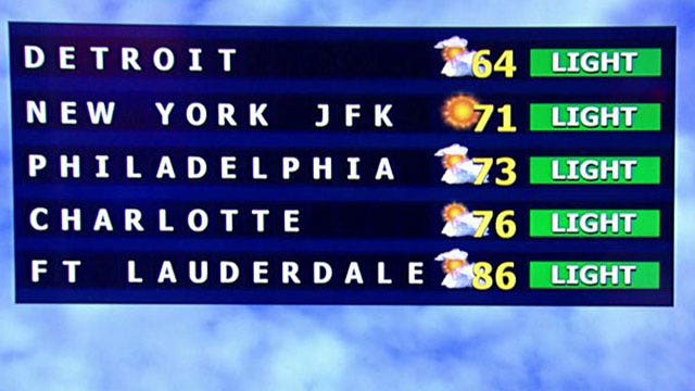National forecast for Tuesday, October 15