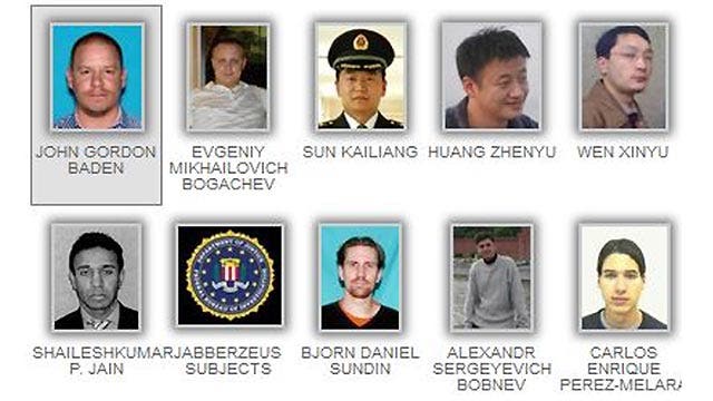 FBI releases list of top 10 most-wanted cybercriminals