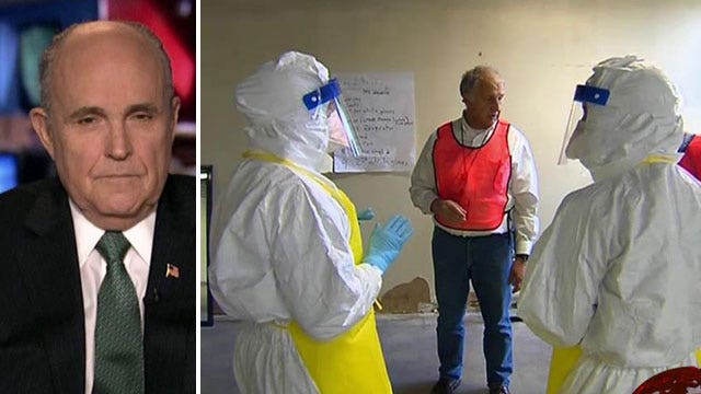 Rudy Giuliani talks Ebola response, Manuel Noriega lawsuit