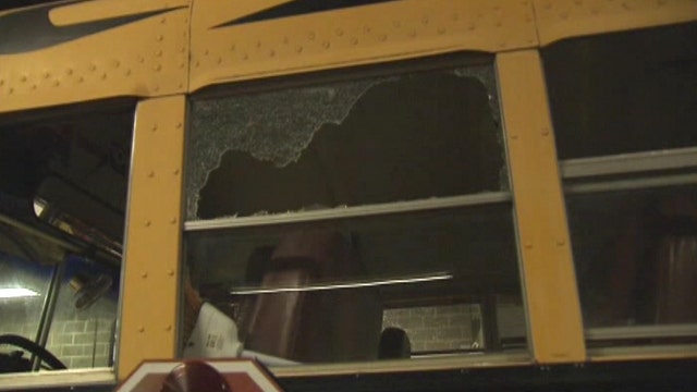School bus filled with students attacked with bat, mace