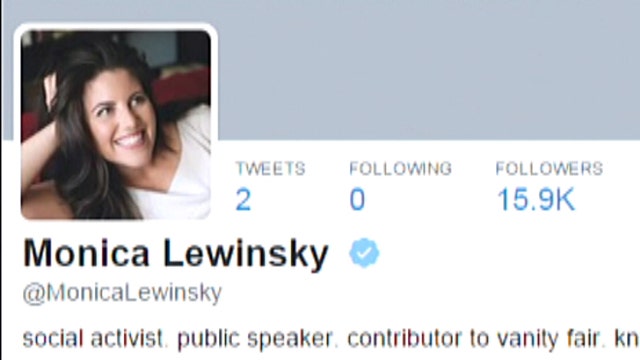 Why did Monica Lewinsky join Twitter?