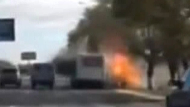 Deadly bus bomb explosion caught on tape