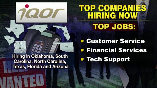 Top 4 companies hiring right now