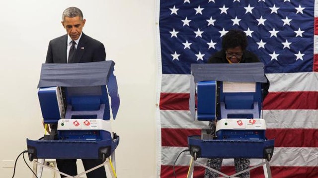 Obama encounters 'jealous' boyfriend at voting booth