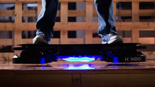 Husband-wife team makes Marty McFly's hoverboard a reality