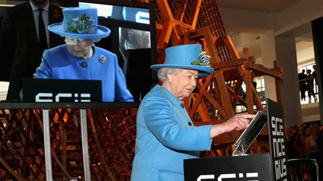Queen Elizabeth II sends out her very first tweet