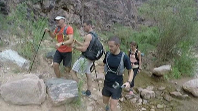 First blind man runs Grand Canyon's 'Rim to Rim' challenge